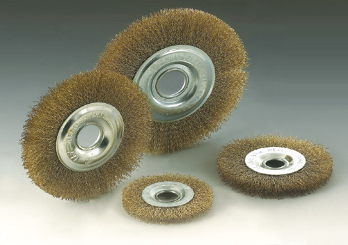 Crimped wire wheel brushes-thin